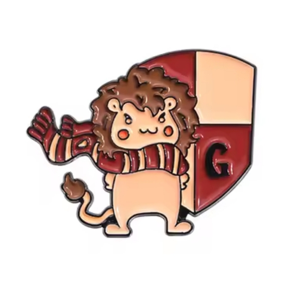 2/$10 Kawaii Harry Potter Gryffindor Enamel Pin - Picture 1 of 2